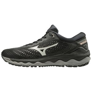 Adidasi Alergare Mizuno Wave Sky 3 Dama - Negrii